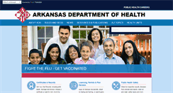 Desktop Screenshot of healthy.arkansas.gov