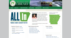 Desktop Screenshot of library.arkansas.gov