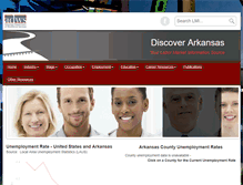 Tablet Screenshot of discover.arkansas.gov