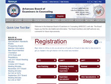 Tablet Screenshot of abec.arkansas.gov