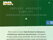Tablet Screenshot of ina.arkansas.gov