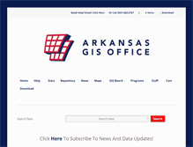 Tablet Screenshot of geostor.arkansas.gov