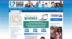 Desktop Screenshot of humanservices.arkansas.gov