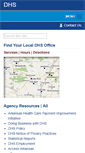 Mobile Screenshot of humanservices.arkansas.gov